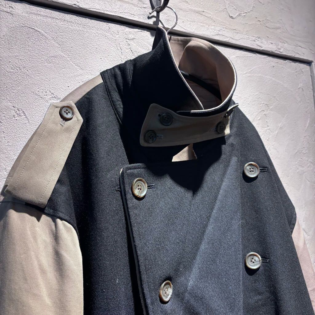 stein. シュタイン 22AW Oversized Double Lapeled Trench Coat