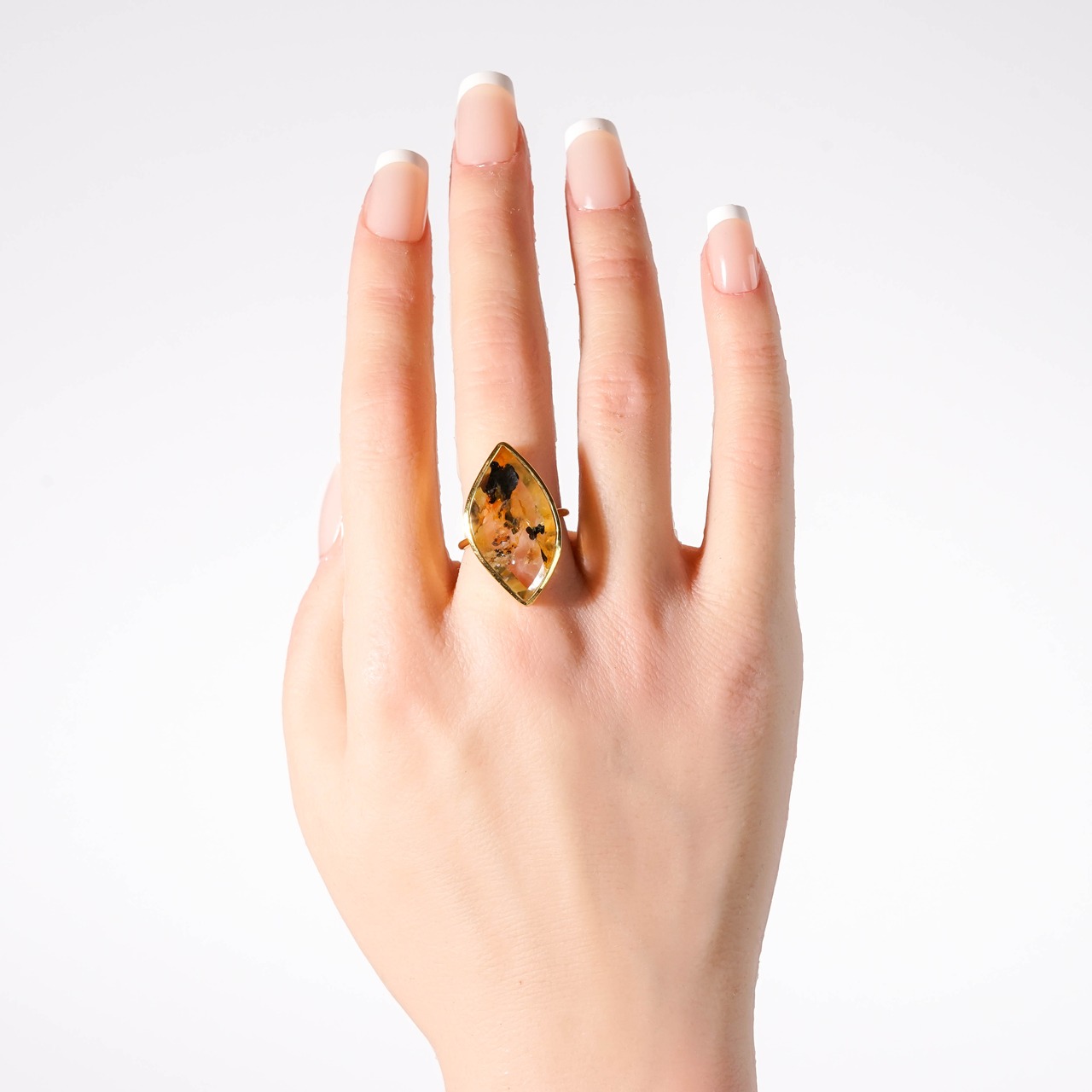 【13号】デンドリティッククォーツ リング(グラン)