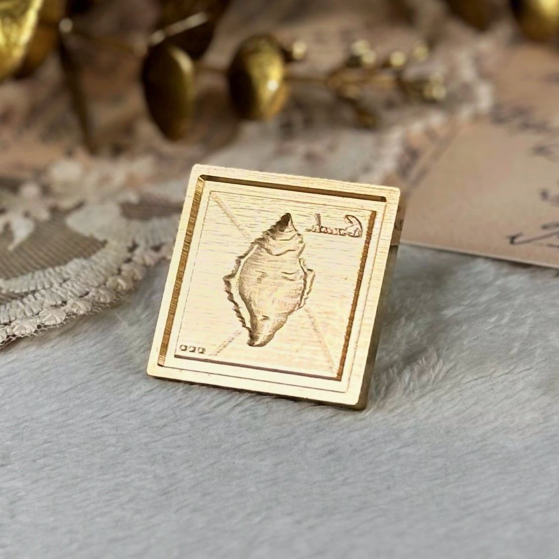 【縦30㎜×横30㎜】正方形ヘッド シェルレター #SWH-546