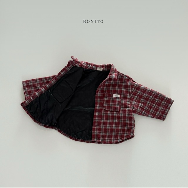 《予約》BONITO ¨ check bonding shirt