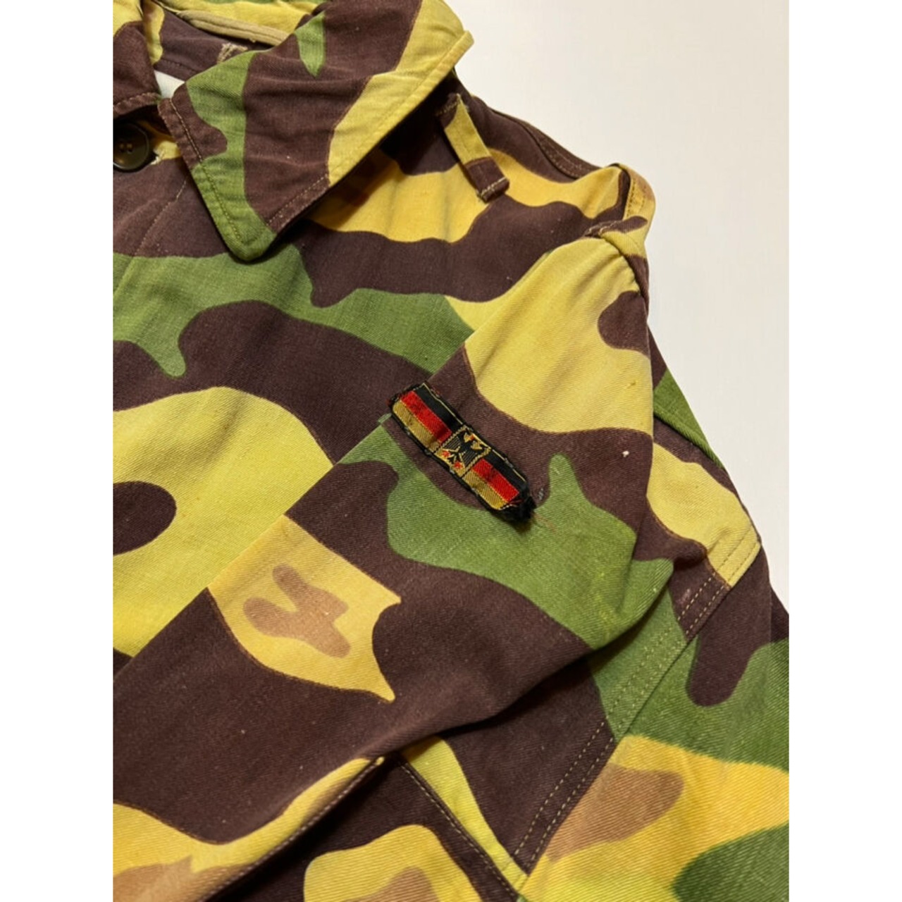 60s CZECH SLOVAKIA MILITARY SALAMANDAR CAMO COAT Size 1B (L程)