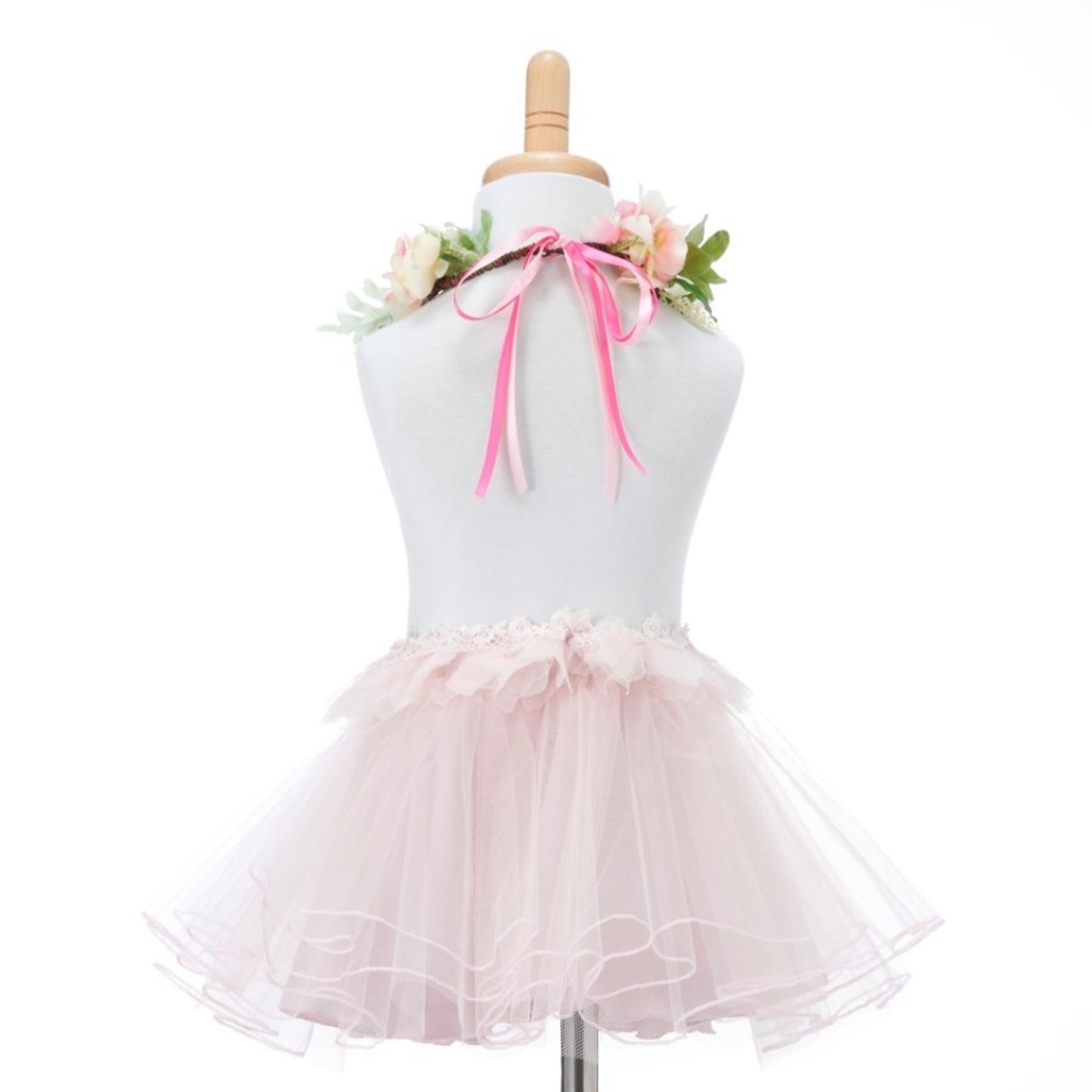 チュールスカートセットpink