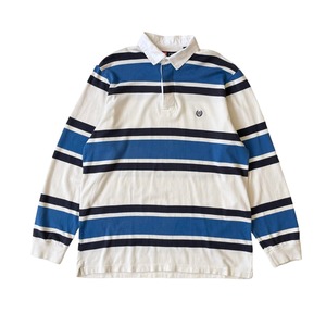 90’s CHAPS Ralph Lauren rugby shirts - white,blue