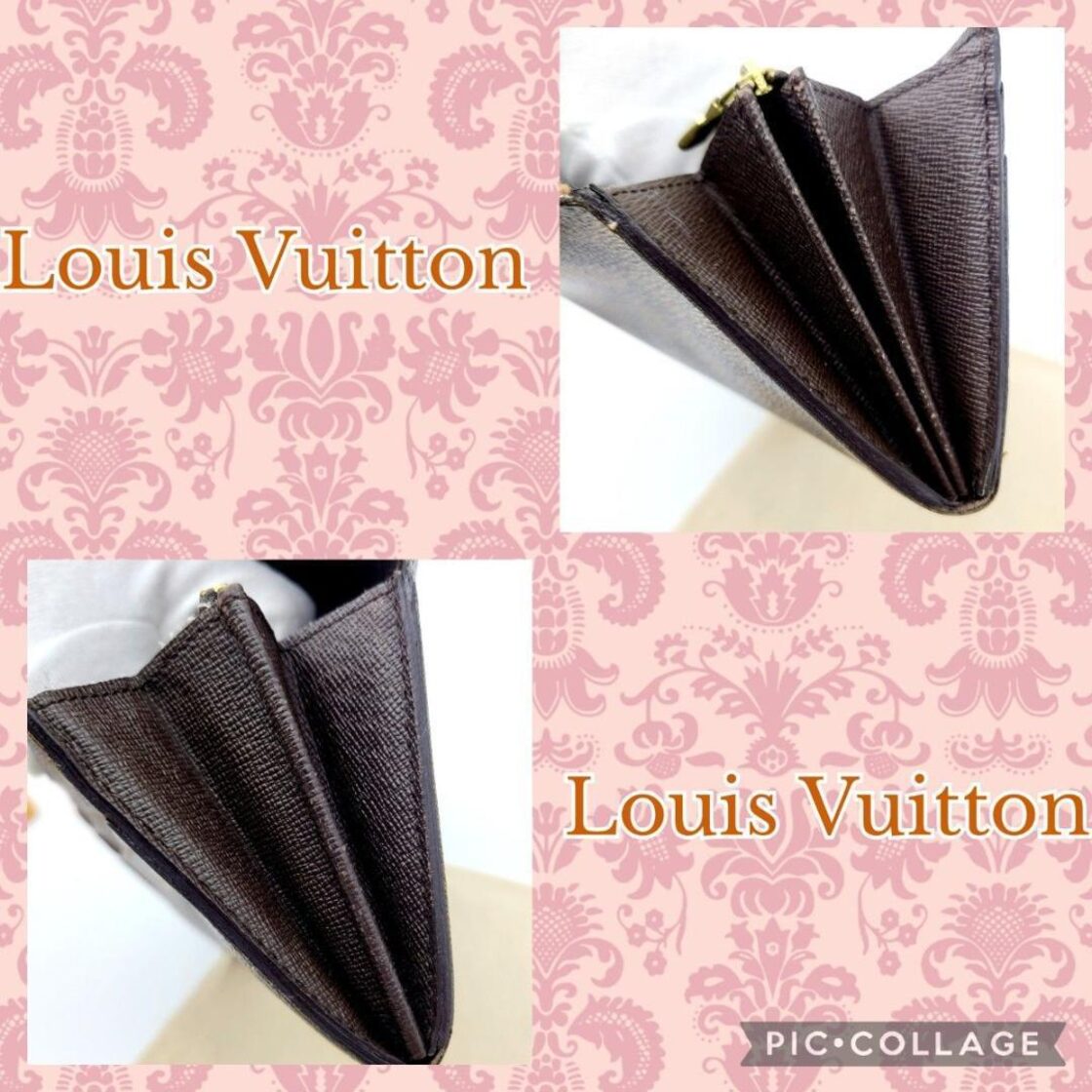 美品 Louis Vuitton ルイヴィトン ダミエ 長財布 ポルトフォイユサラ 