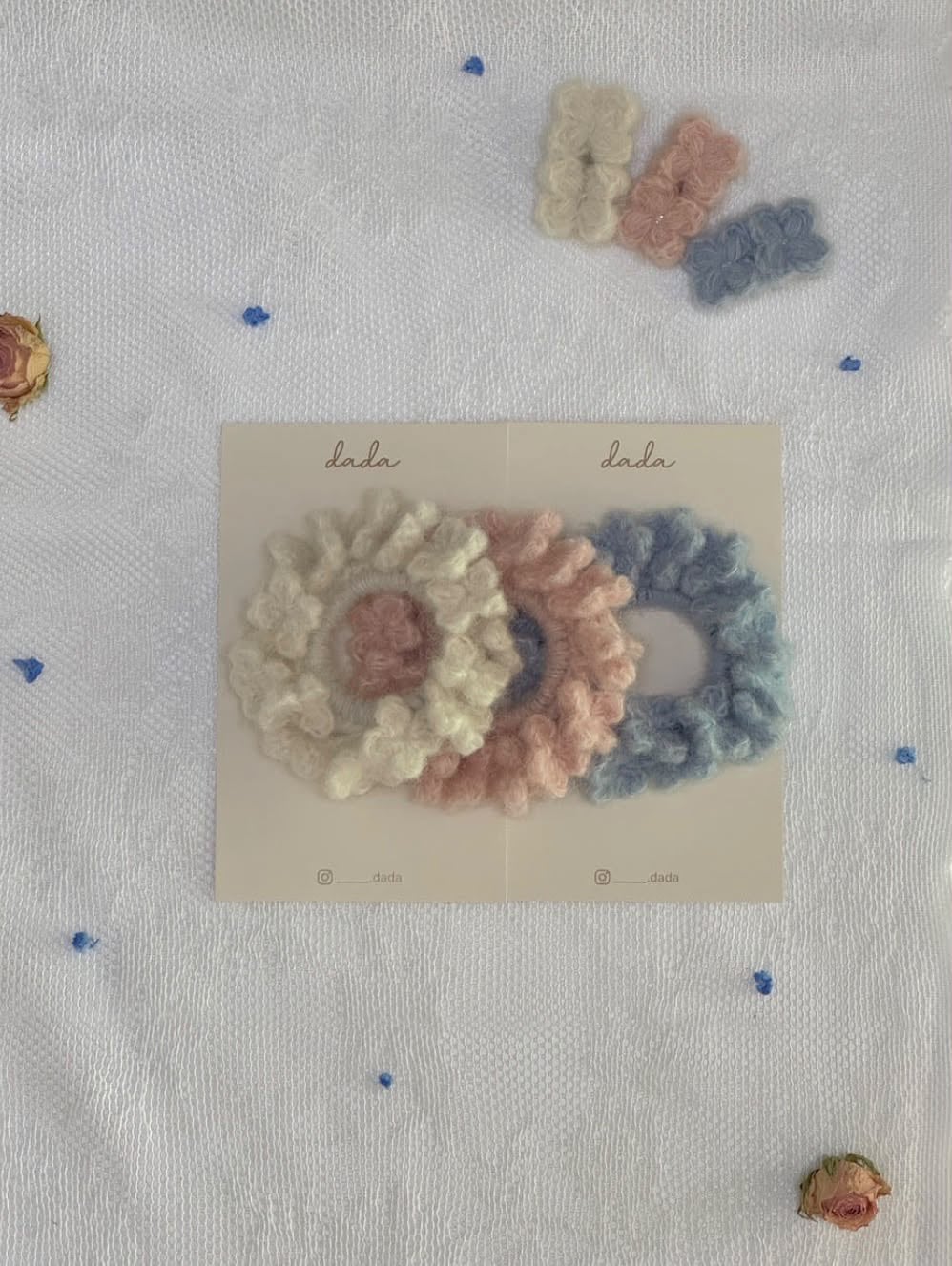 【dada.】flower scrunchy