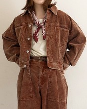 KOMO ケミカルコーデュロイワークジャケット