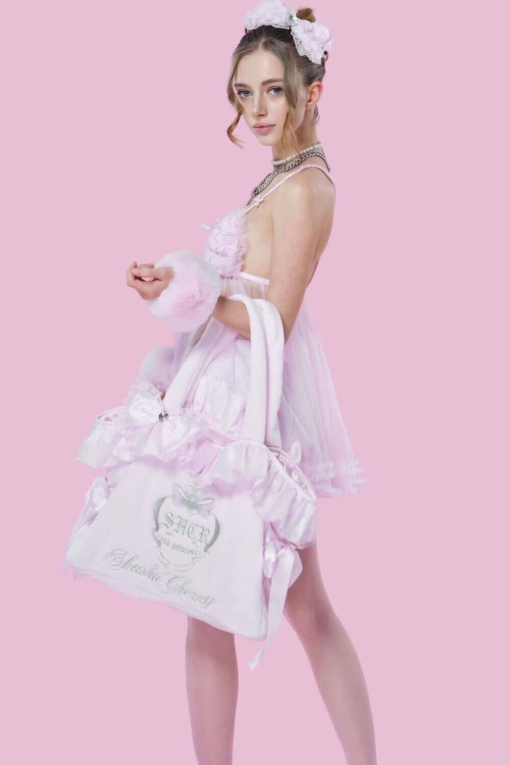 shushucherry Hime glitter bag