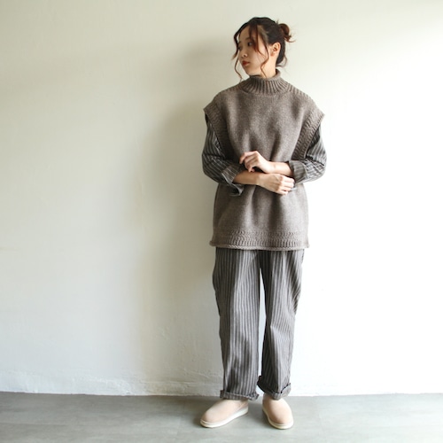 Yarmo【 womens 】stripe boiler suit