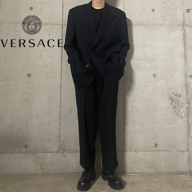 【VERSACE】made in Italy setup suits(xlsize)0220/tokyo