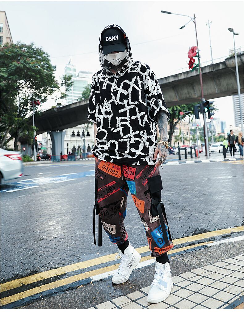 全1色 Tシャツ カットソー プリント カジュアル ストリート 