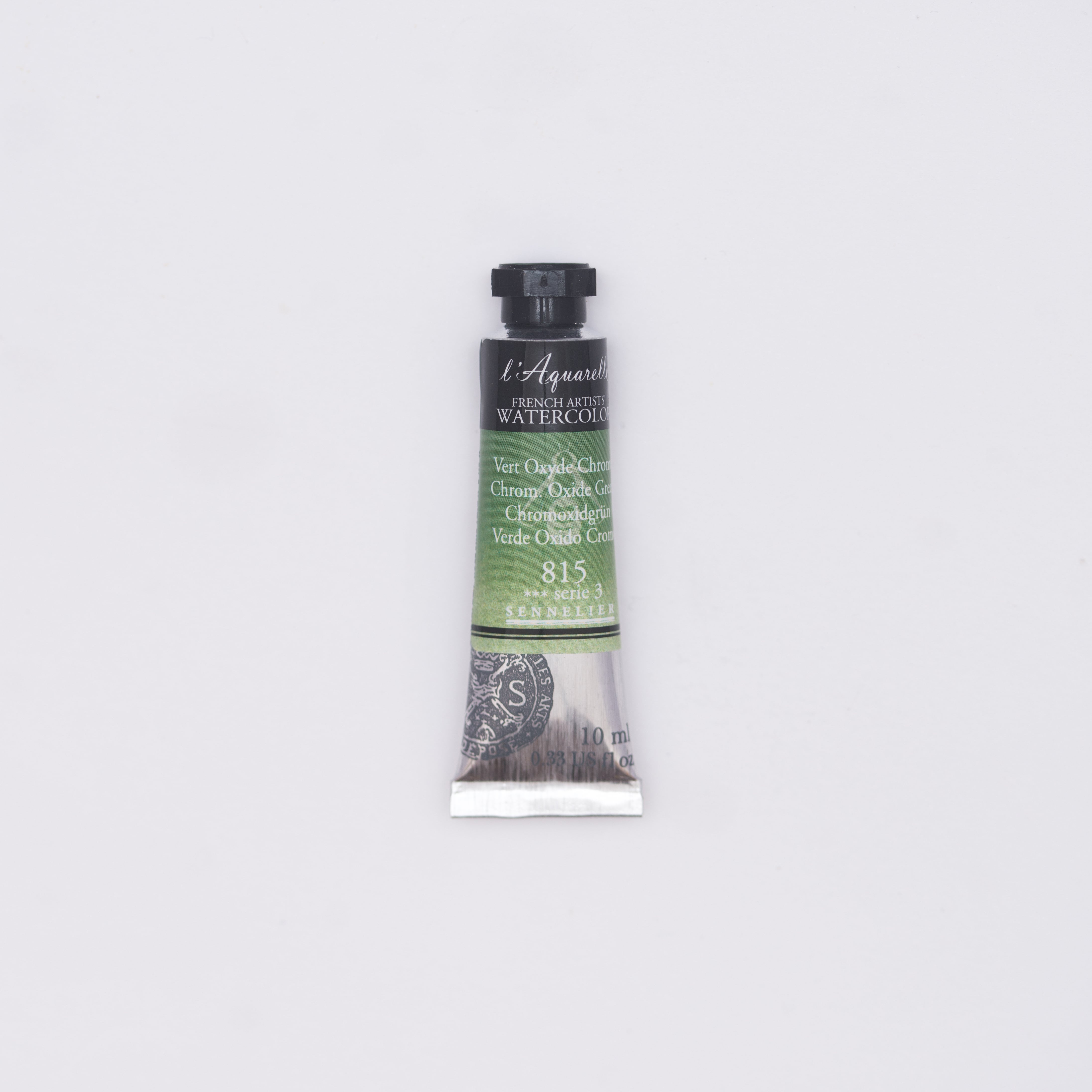 セヌリエWC 815 クロミウム・オキサイド・グリーン 透明水彩絵具 チューブ10ml Ｓ3