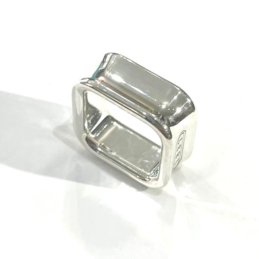 TIFFANY&CO.】【6-7号】2569 T&CO 1837 スクエアリング／シルバー925
