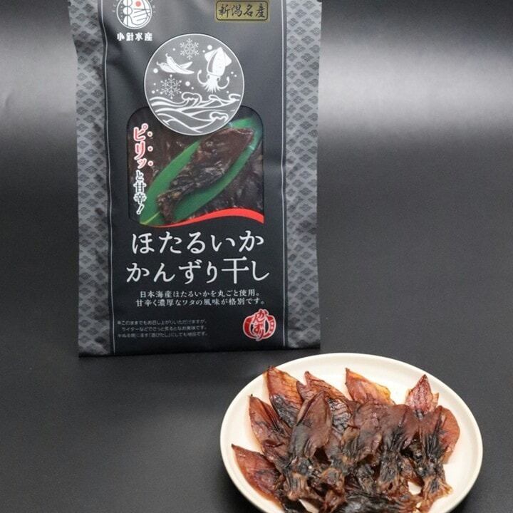 かんずり干し ほたるいか 25g おつまみ 珍味 酒の肴 新潟 小針水産