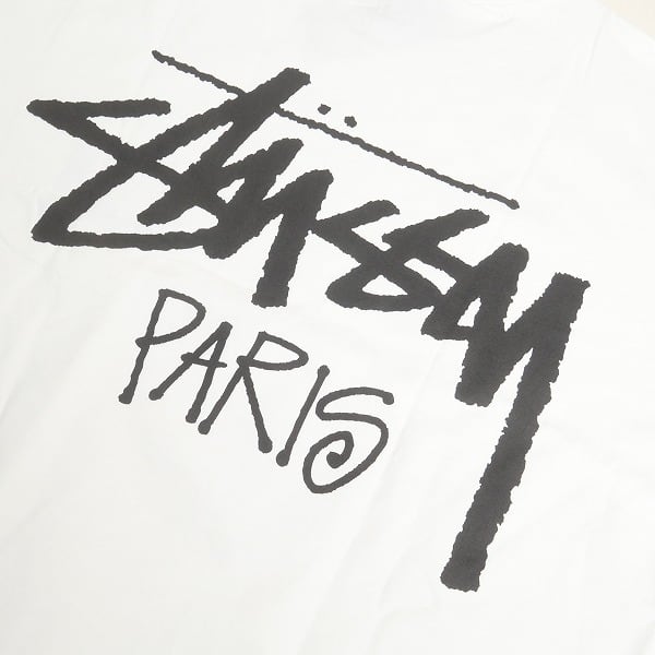 Size【XL】 STUSSY ステューシー 24AW STOCK PARIS TEE WHITE パリ限定