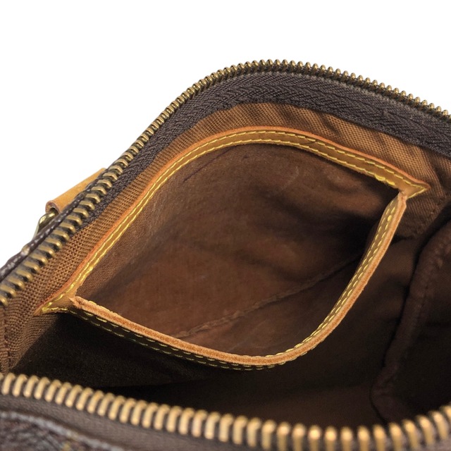 LOUIS VUITTON ルイヴィトン スピーディ25 モノグラム ハンドバッグ ブラウン レザー vintage ヴィンテージ オールド b6fmua