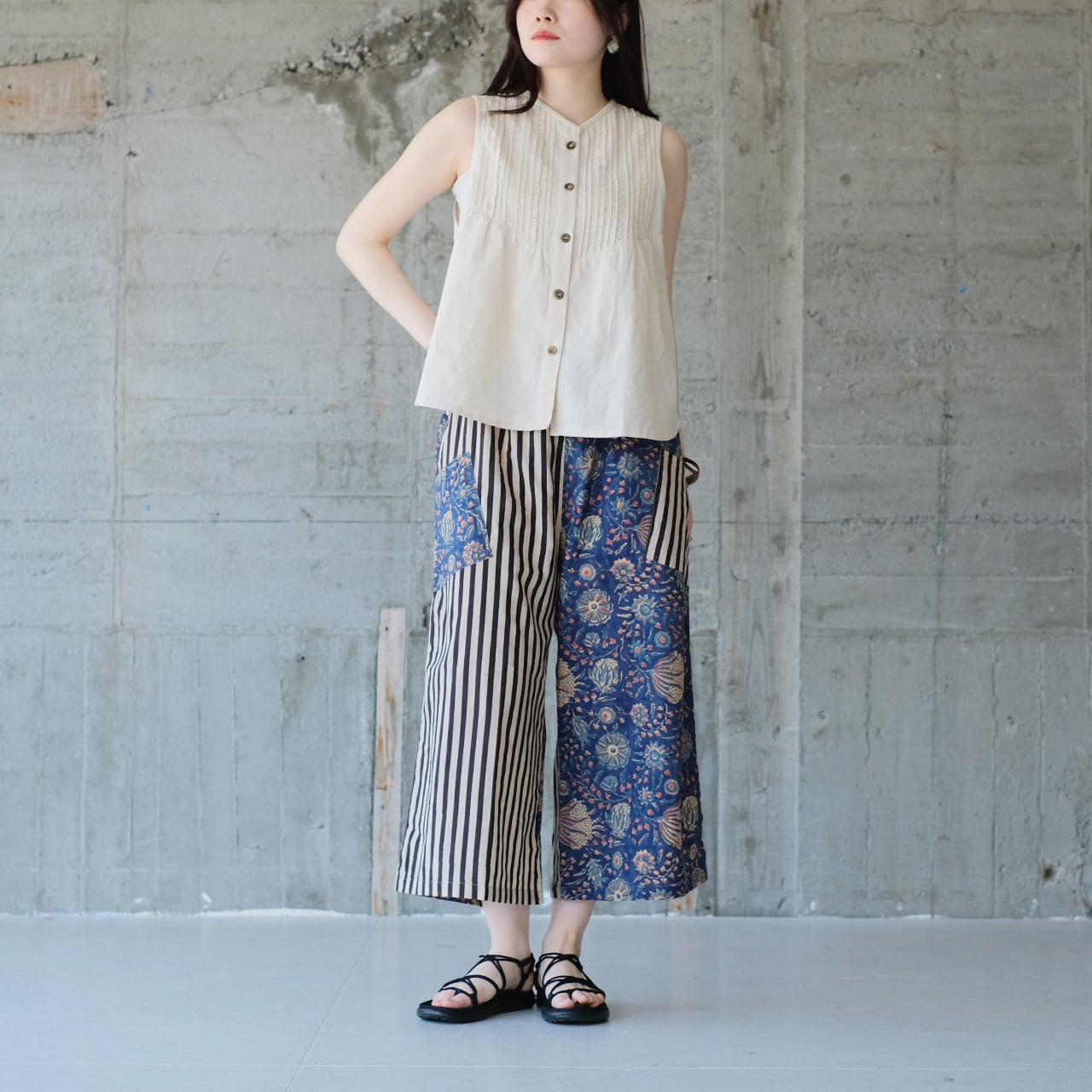 50s~ クレイジーパターン ラグ ビンテージ 60s 70s 2026年新色】夏に涼しい人気商品！左右で柄が違うクレイジーパターン