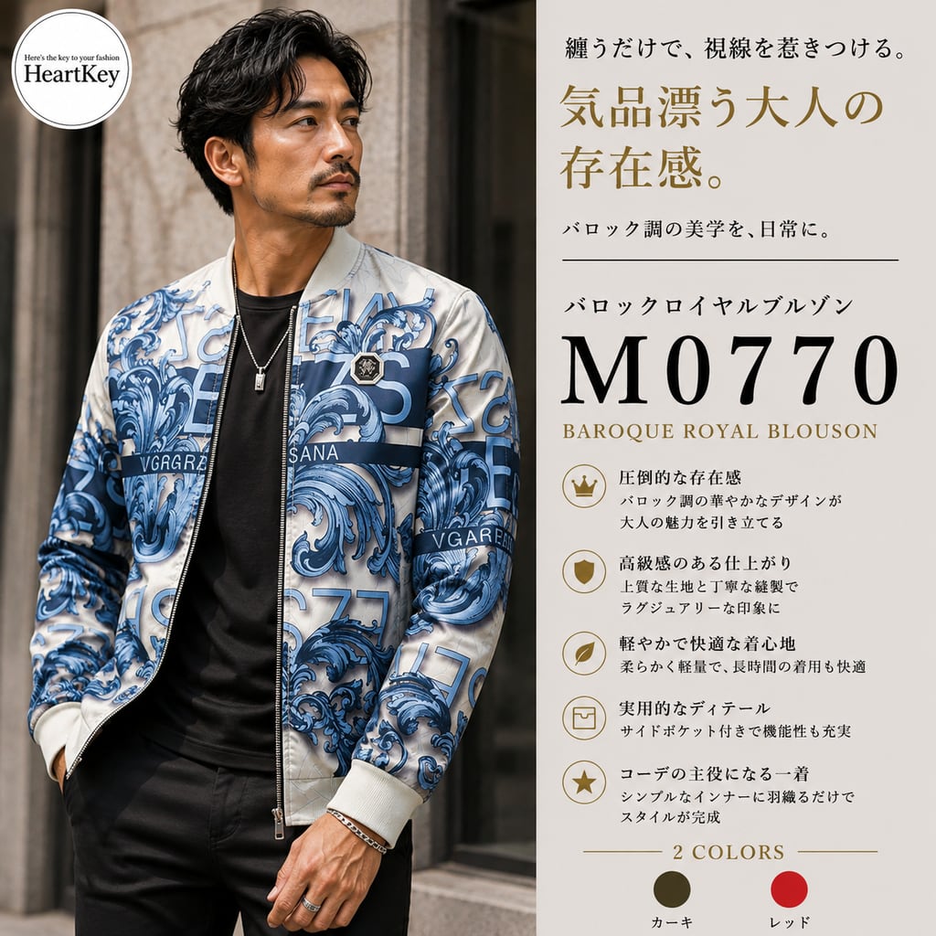 バロックロイヤルブルゾン(2color) M0770