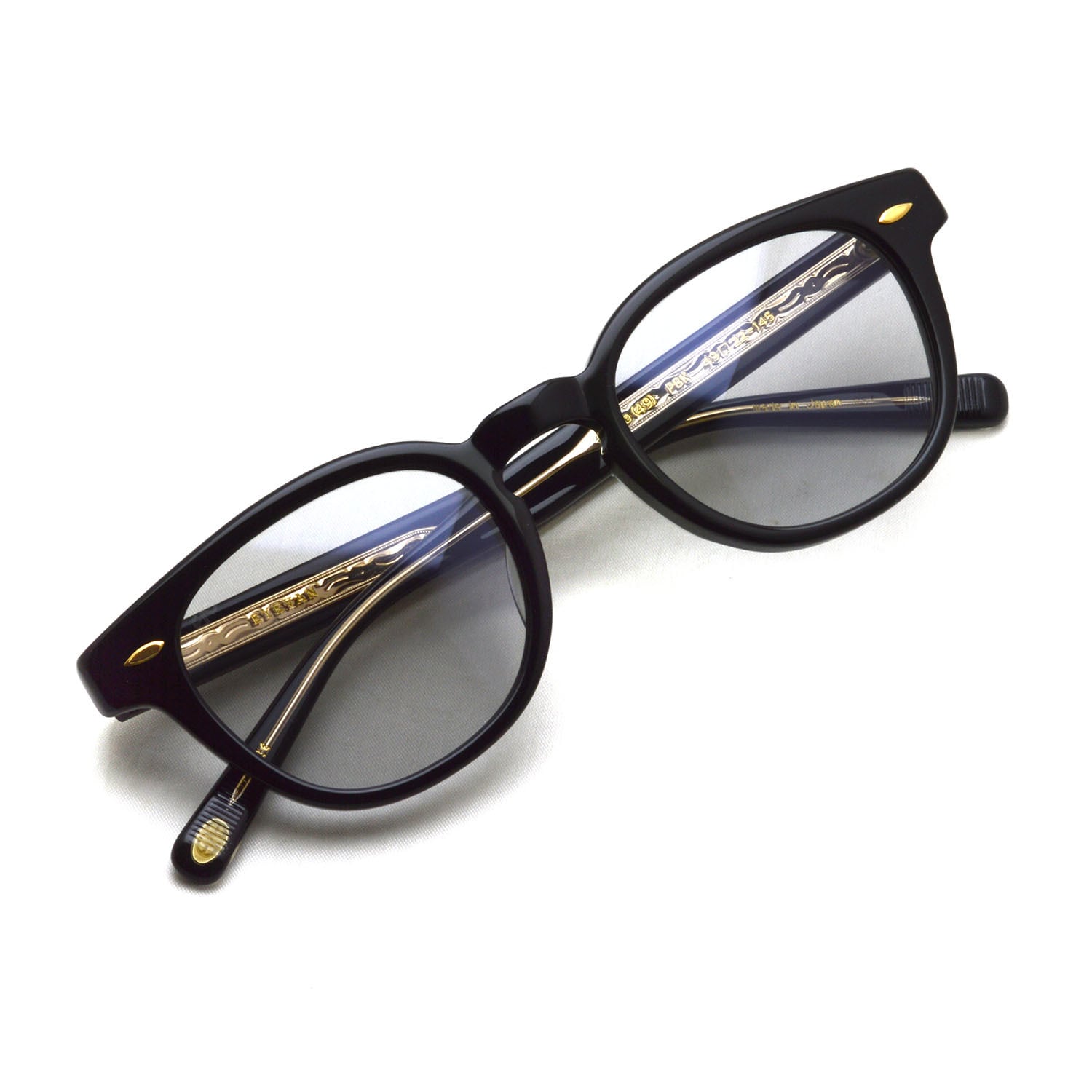 EYEVAN / WEBB SUN / PBK - Md.Gray ピアノブラック/ゴールド