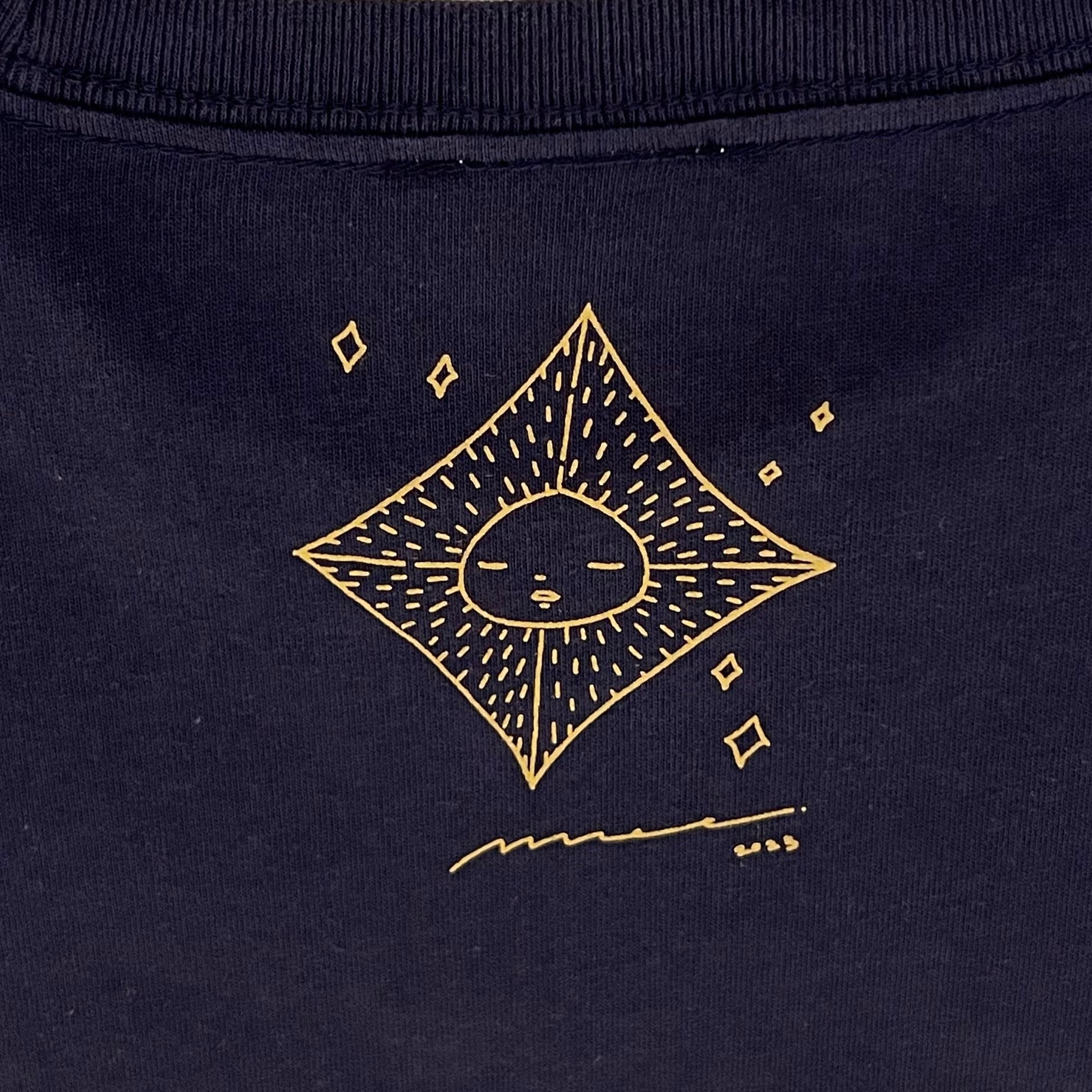 中村萌 Tシャツ紺 Mサイズ / Moe Nakamura T shirt - Navy M size