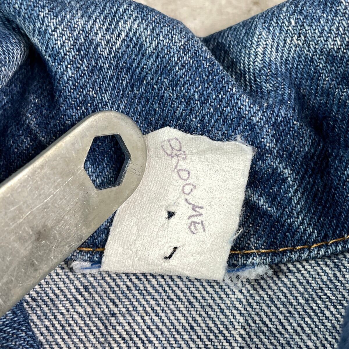 kids】80年代 USA製 Levi's リーバイス デニムジャケット オレンジタブ