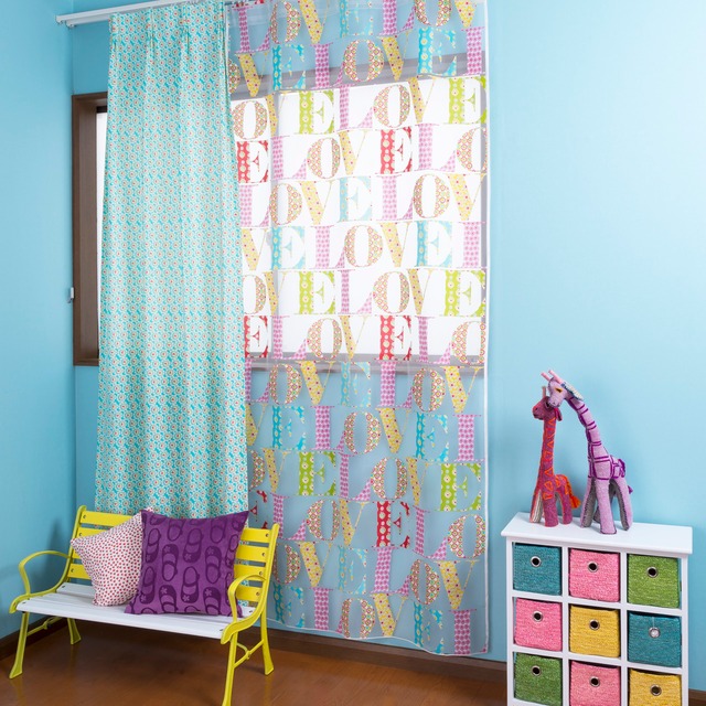 限定特価 スペイン製生地既成レースカーテン100 130 Ri 436 Garo