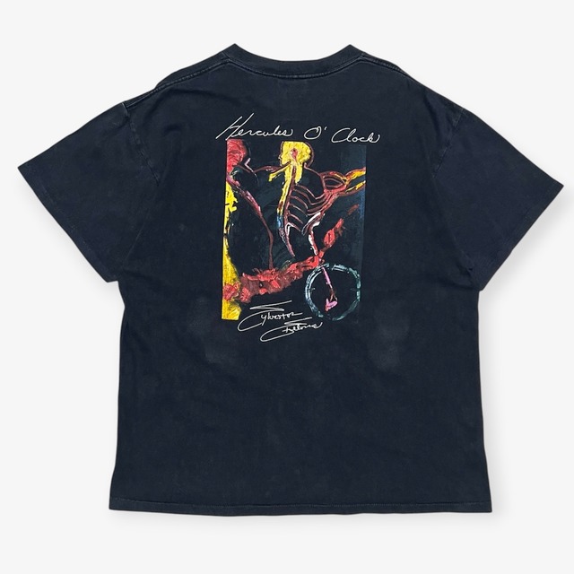 90s｜PLANET HOLLYWOOD｜Tシャツ｜USA製 シングルステッチ 両面プリント アートプリント XL｜コンディションC