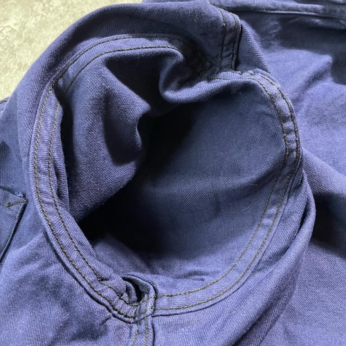 50-60s S.N.C. ST JAMES 刺繍タグ コットンツイル フレンチワークジャケット 詳細写真4