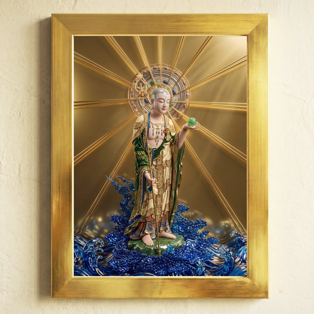 No620【妙見菩薩・昇龍】北辰の加護を授かる開運神仏画 | God Works