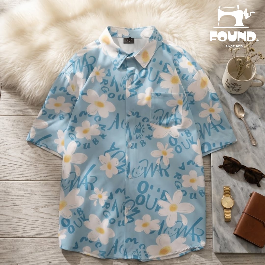 Floral Ice Summer Shirt(FD304)