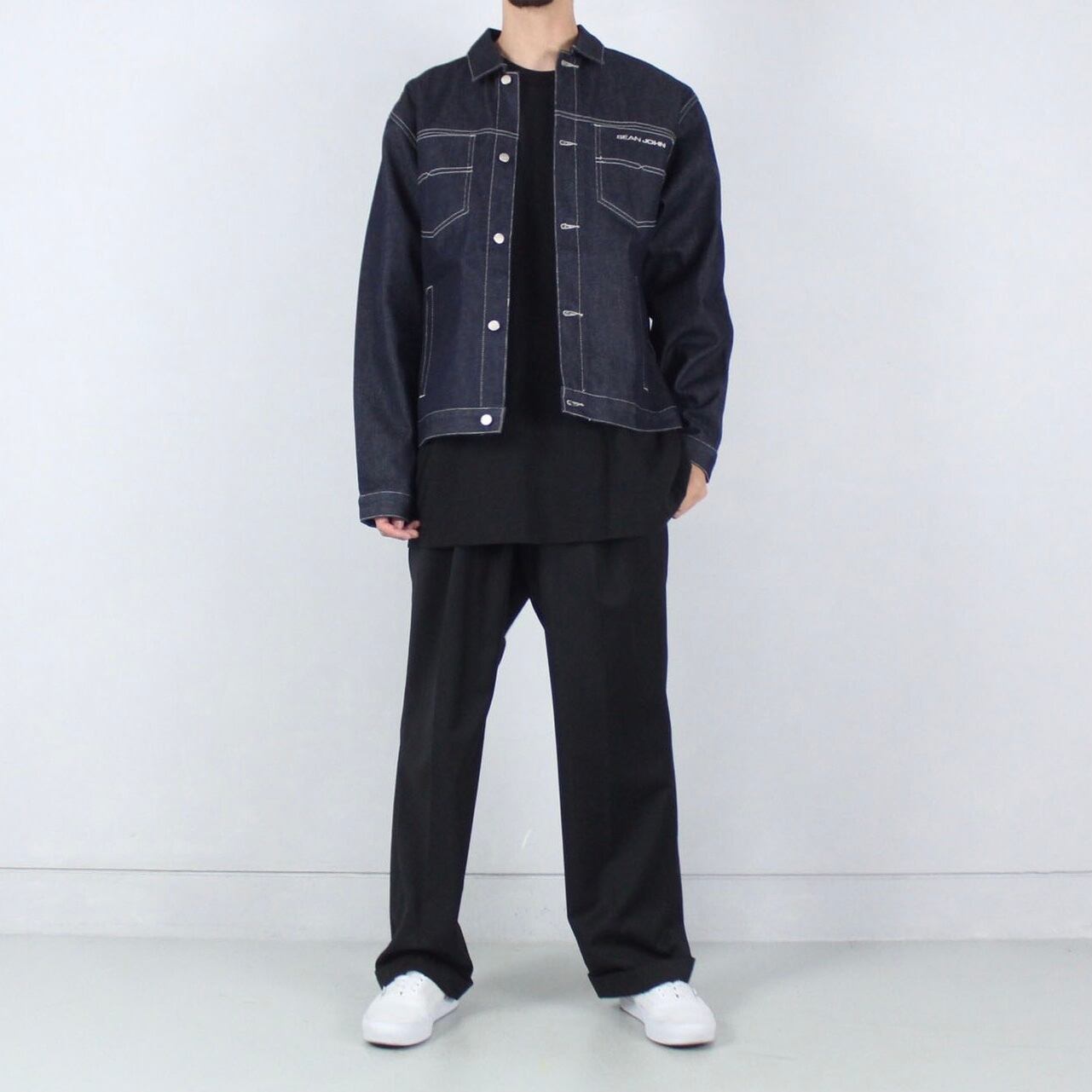 SEAN JOHN ミントコンディション 濃紺 デニムジャケット【FF-4107】 | cv