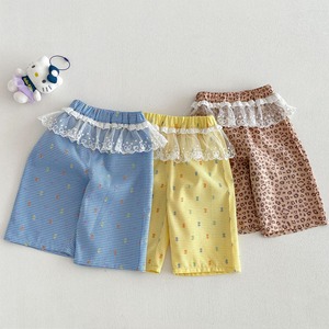 【BABY&KID】夏新作　可愛いヒョウ柄パンツ