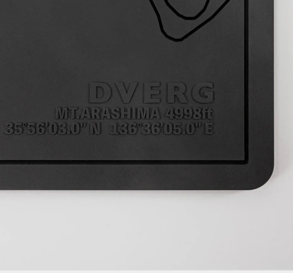 DVERG TOPOGRAPHIC BAR MAT | ナカトミベース