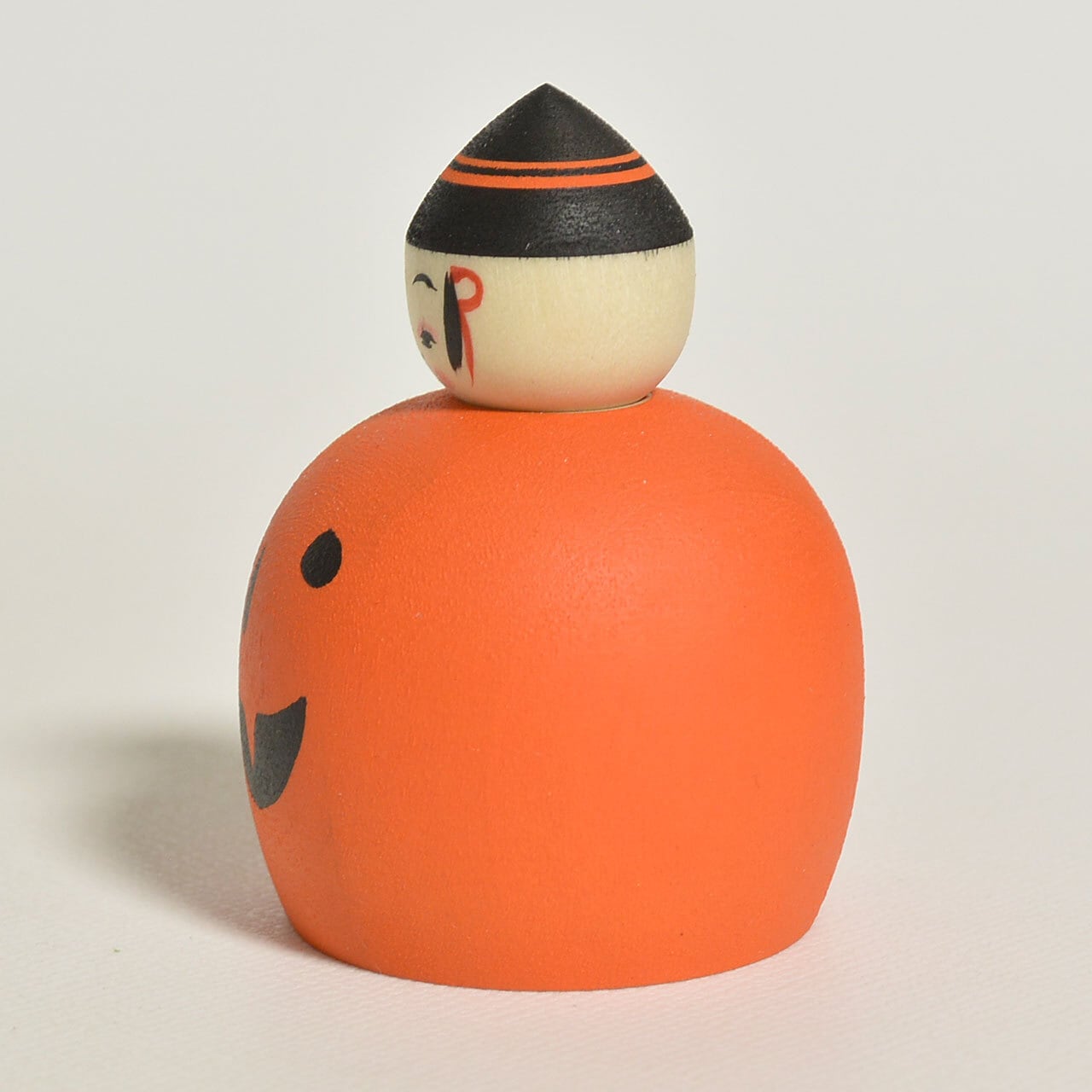 ハロウィンえじこちゃんこけし 約1.5寸 約4.5cm 鈴木明 工人（作並系