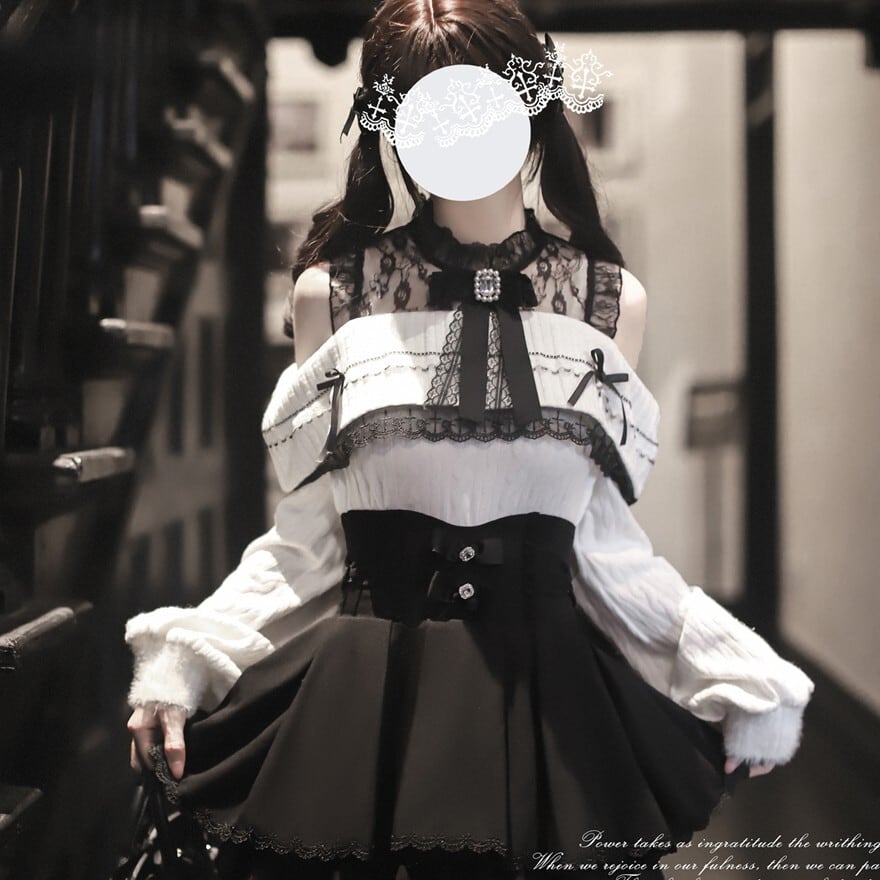 クラシカルロリィタ リボン アクセサリー レース フェイクジュエリー エレガント 胡桃木