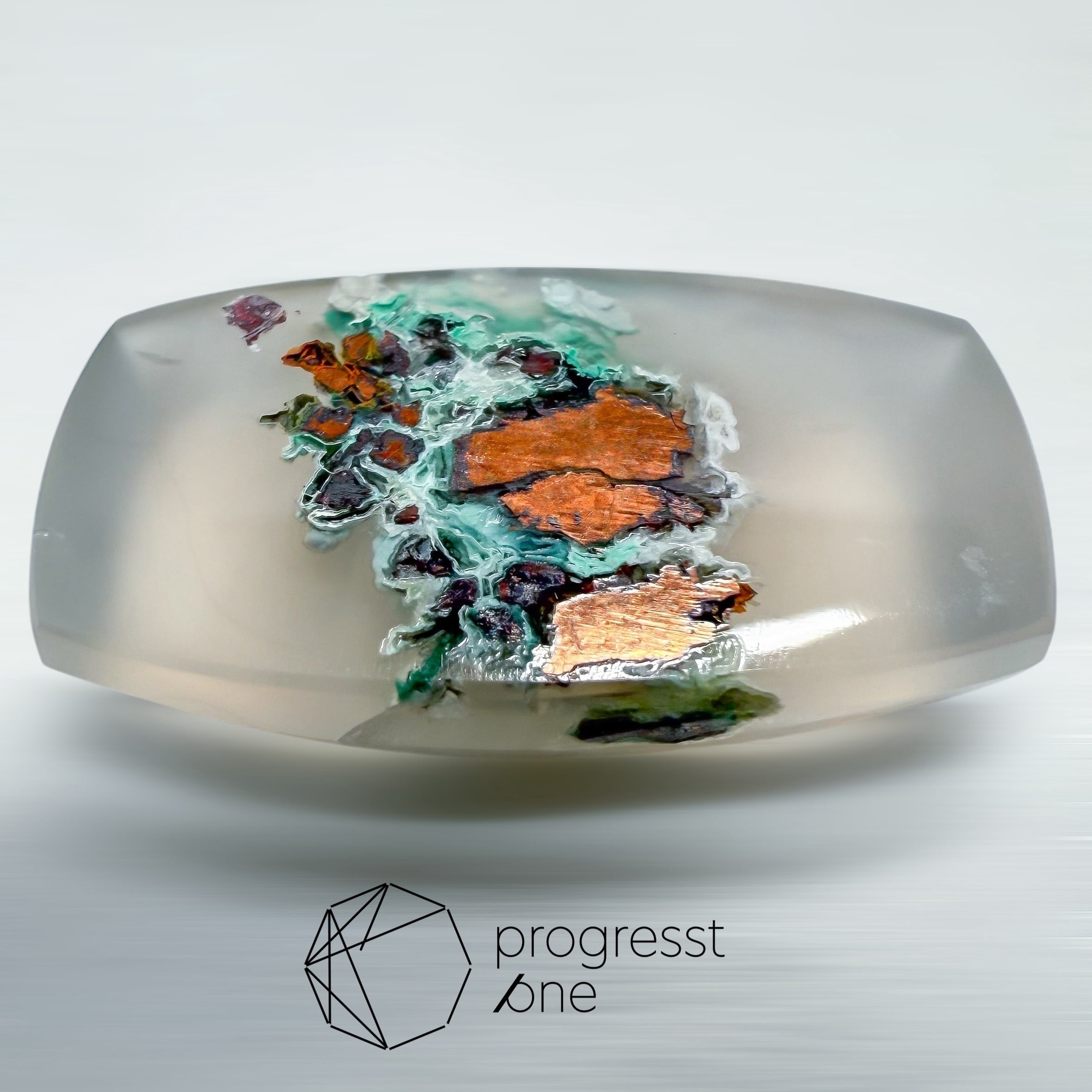 コッパーインアゲート13.846ctソ付 | progresstone