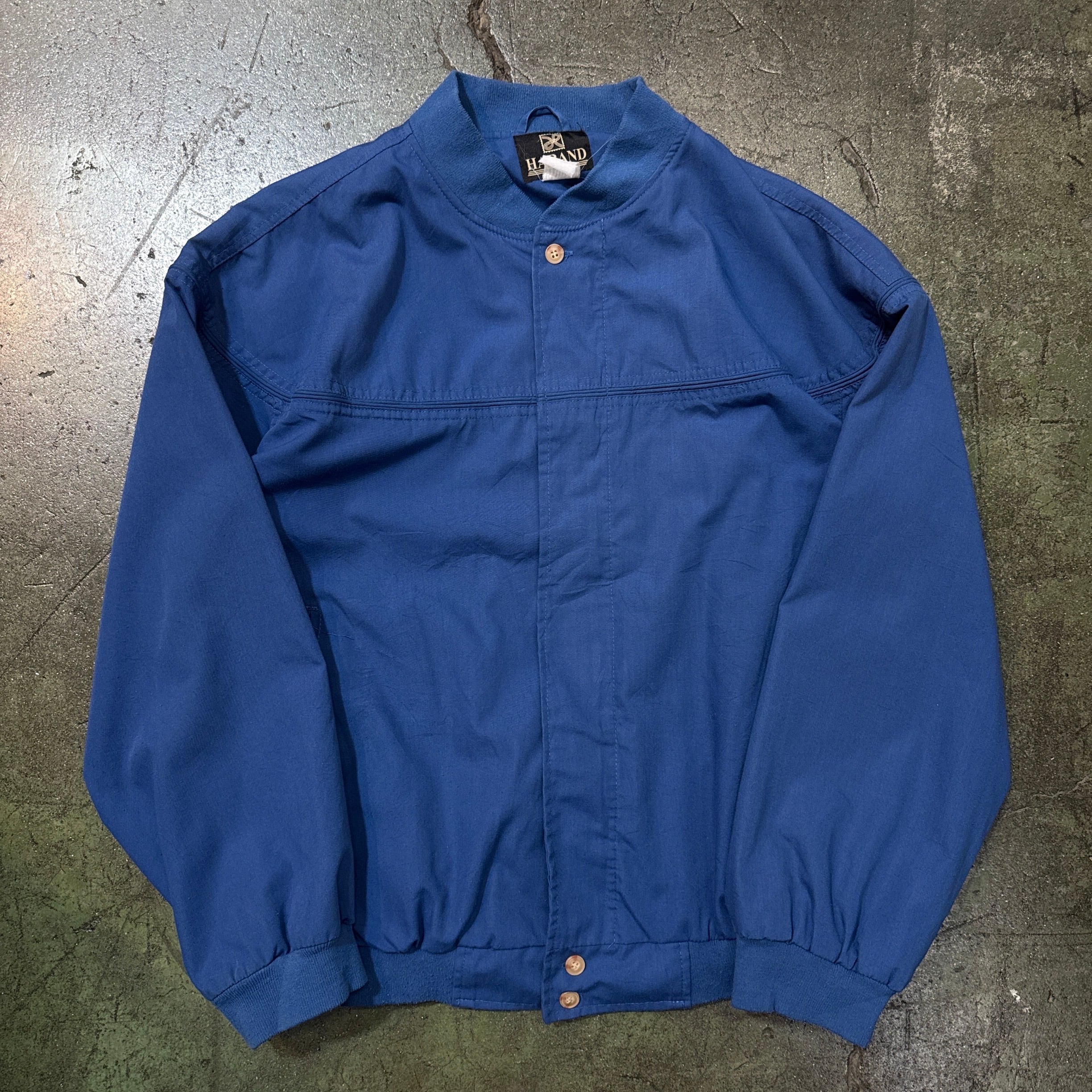 90s〜00s HABAND Cup Shoulder Jacket Derby Jacket Blue 90年代 00