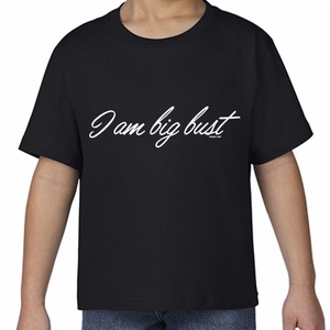 【キッズ 5.3oz】 PRIORITY SURF® IAM BIG BUST Tシャツ  ブラック