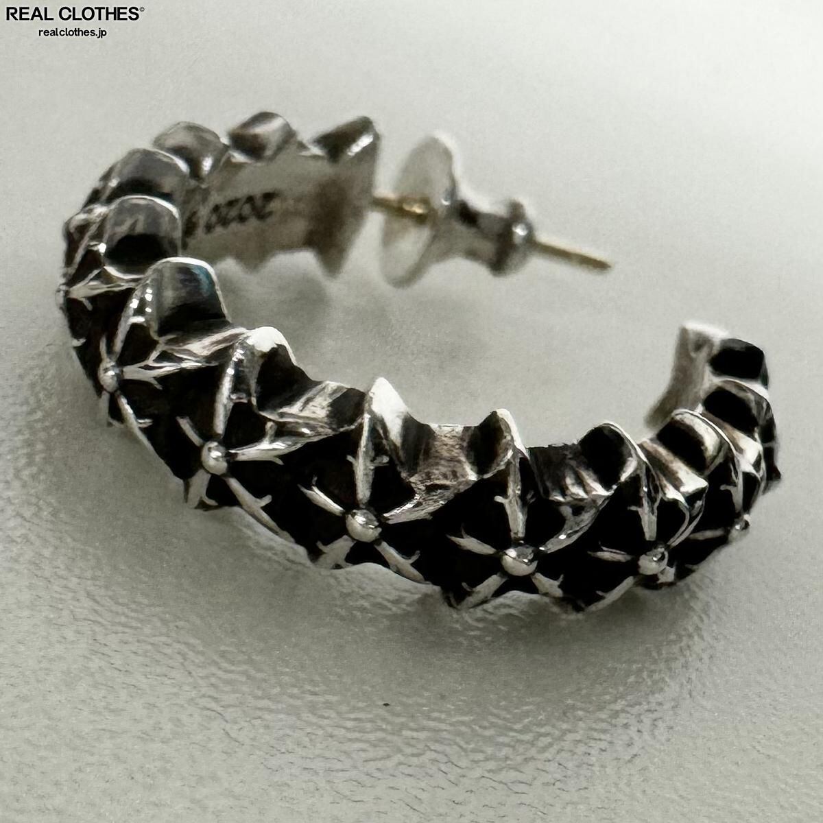 CHROME HEARTS/クロムハーツ STAR HOOP/スターフープピアス