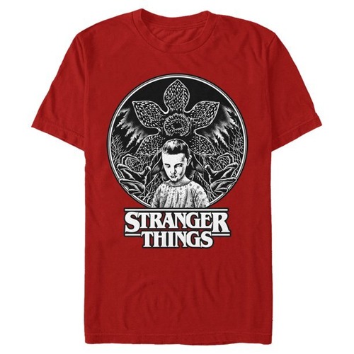 ストレンジャー・シングス Tシャツ Stranger Things Eleven Glowering Flower Red