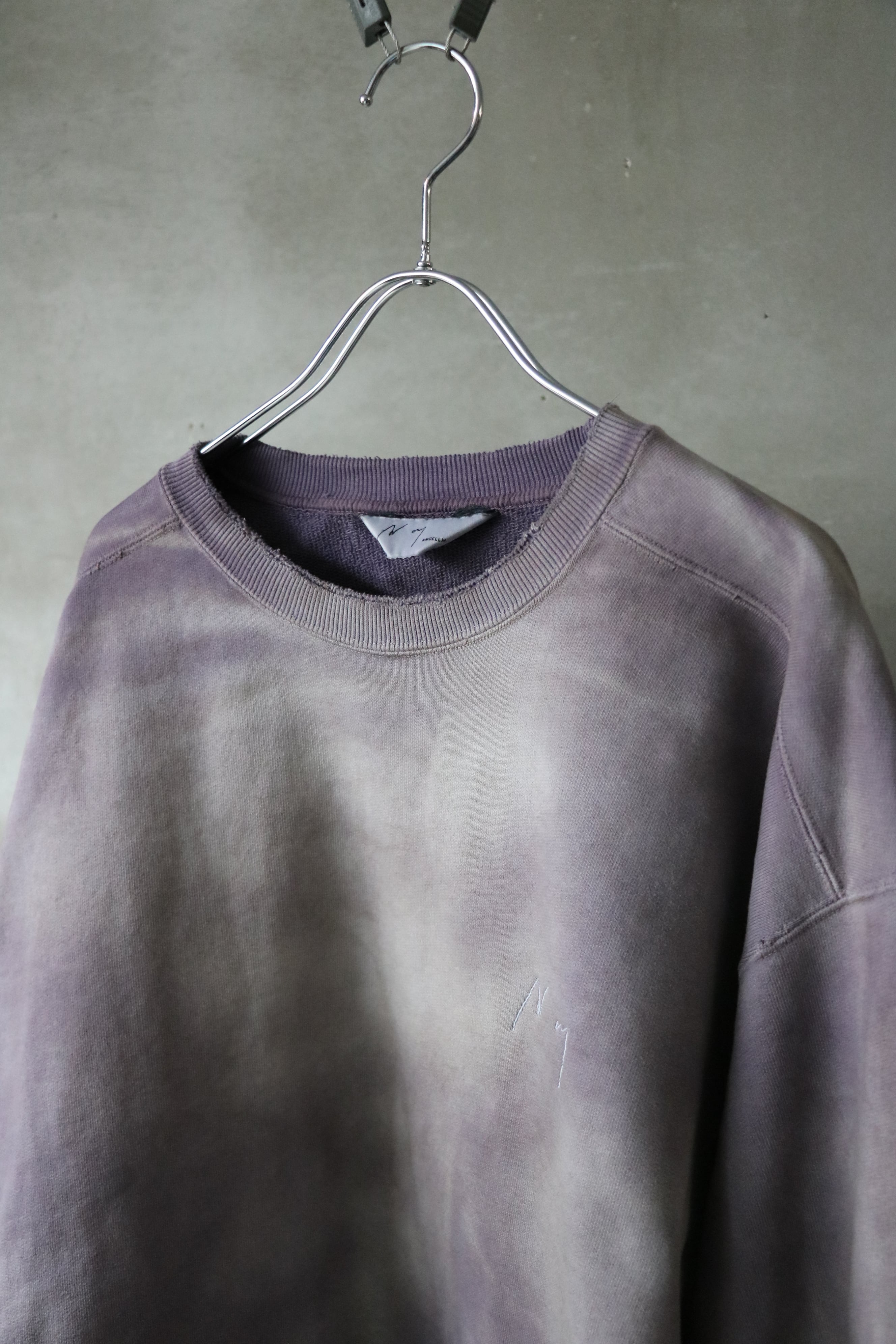 Ancellm / UNEVENNESS SWEAT SHIRT / ANC-CT87-C / アンセルム アン 