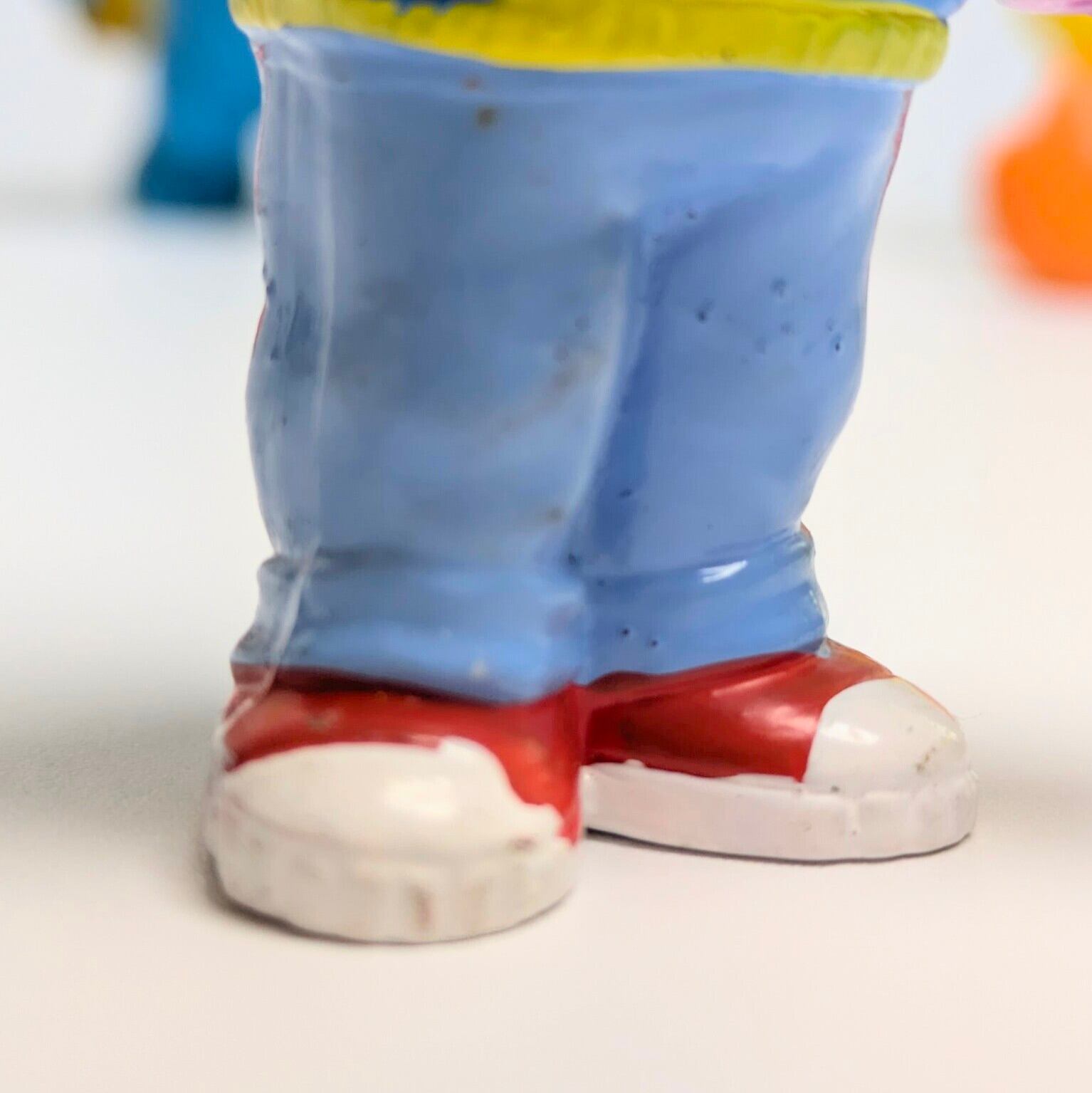 ☆VINTAGE 80'☆【 SESAME STREET( セサミストリート ) 】 Ernie ( アーニー ) /『 ABC BOOK 』PVCフィギュア 〚アメリカン雑貨 アメトイ〛