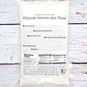 1ヶ月毎 有機玄米粉 200g Every month, Organic brown rice flour 200g