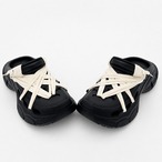 Cross Strap Volume Mules