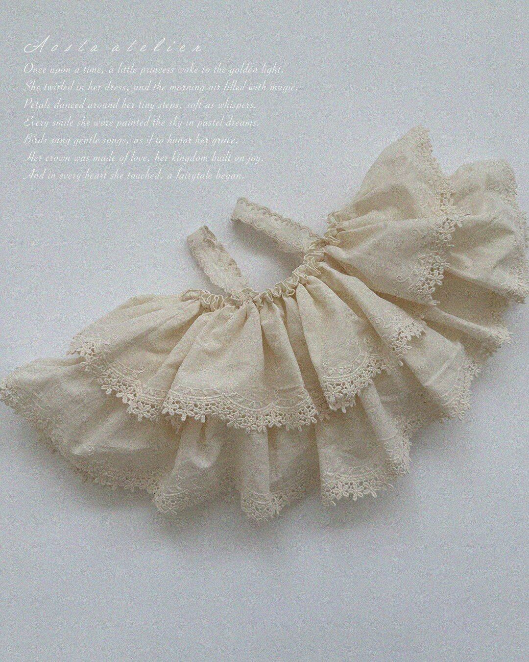 〘即納〙Aosta / Lace Tiered Blouse