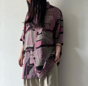 -CD- art design silk shirt