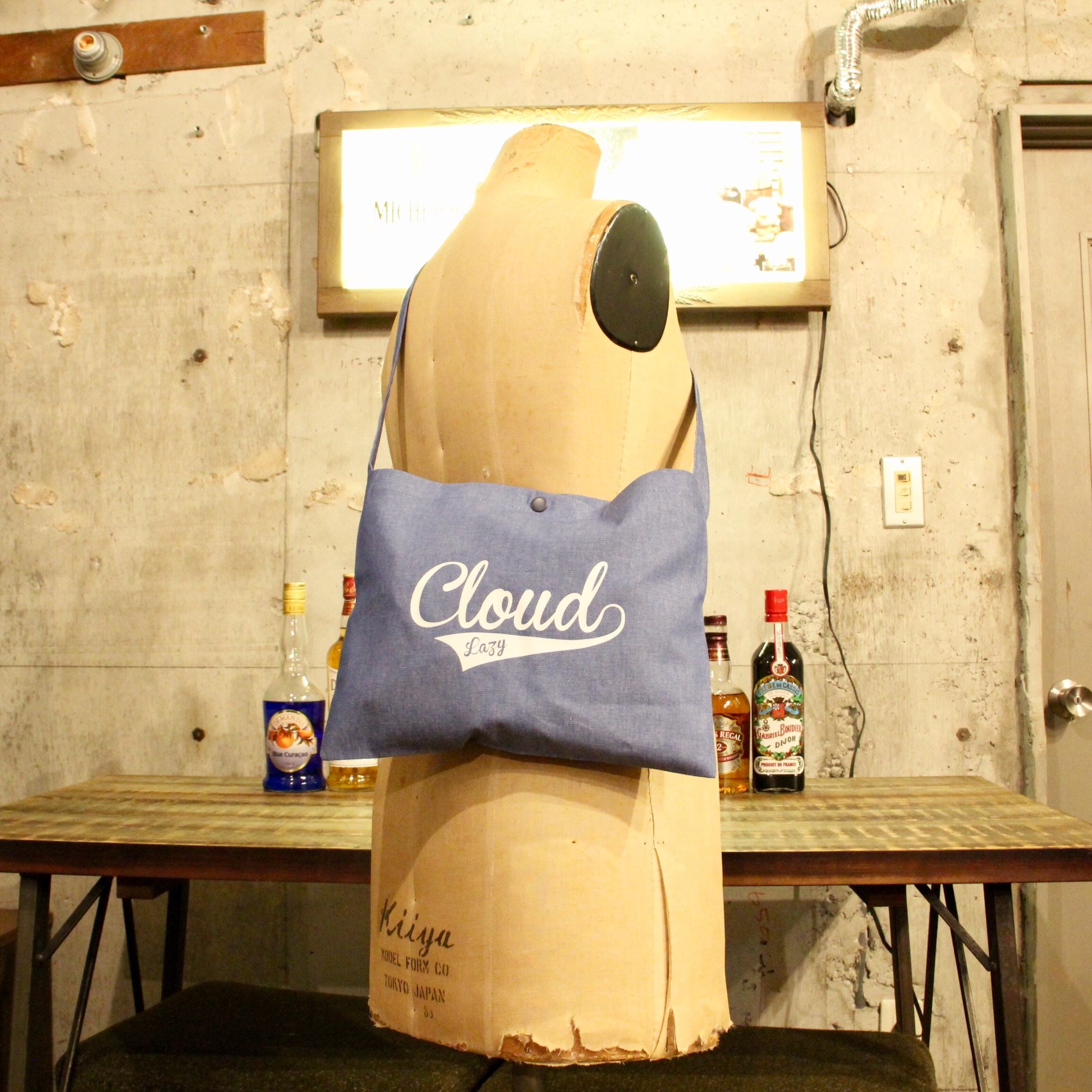 コットンツイルサコッシュ(薄手) ライトブルーデニム