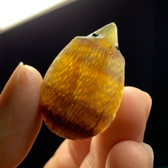 111つぶらな瞳フローライトハリネズミさん