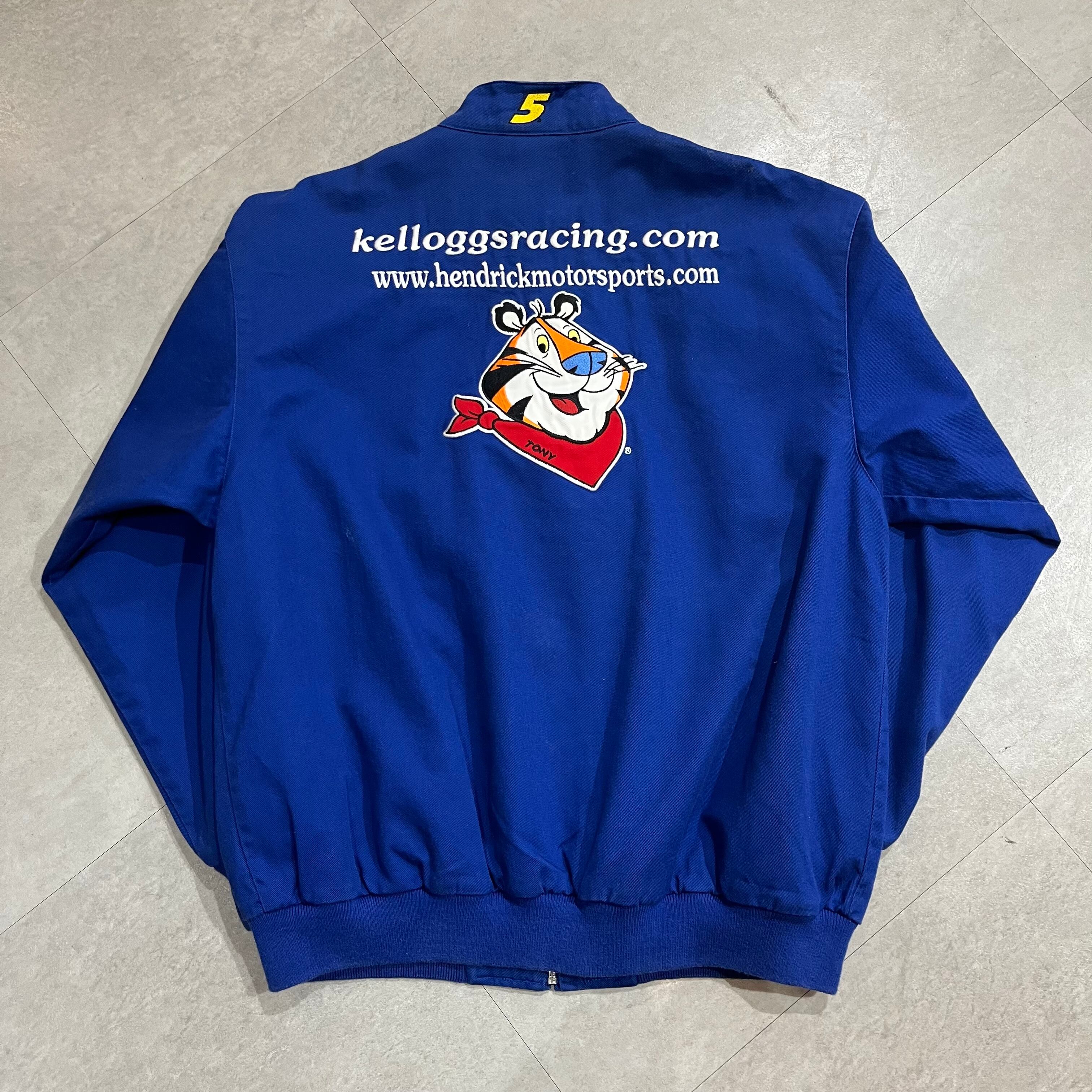 size:L【 CHASE AUTHENTICS 】レーシングジャケット ケロッグ 青 古着 古着屋 高円寺 ビンテージ