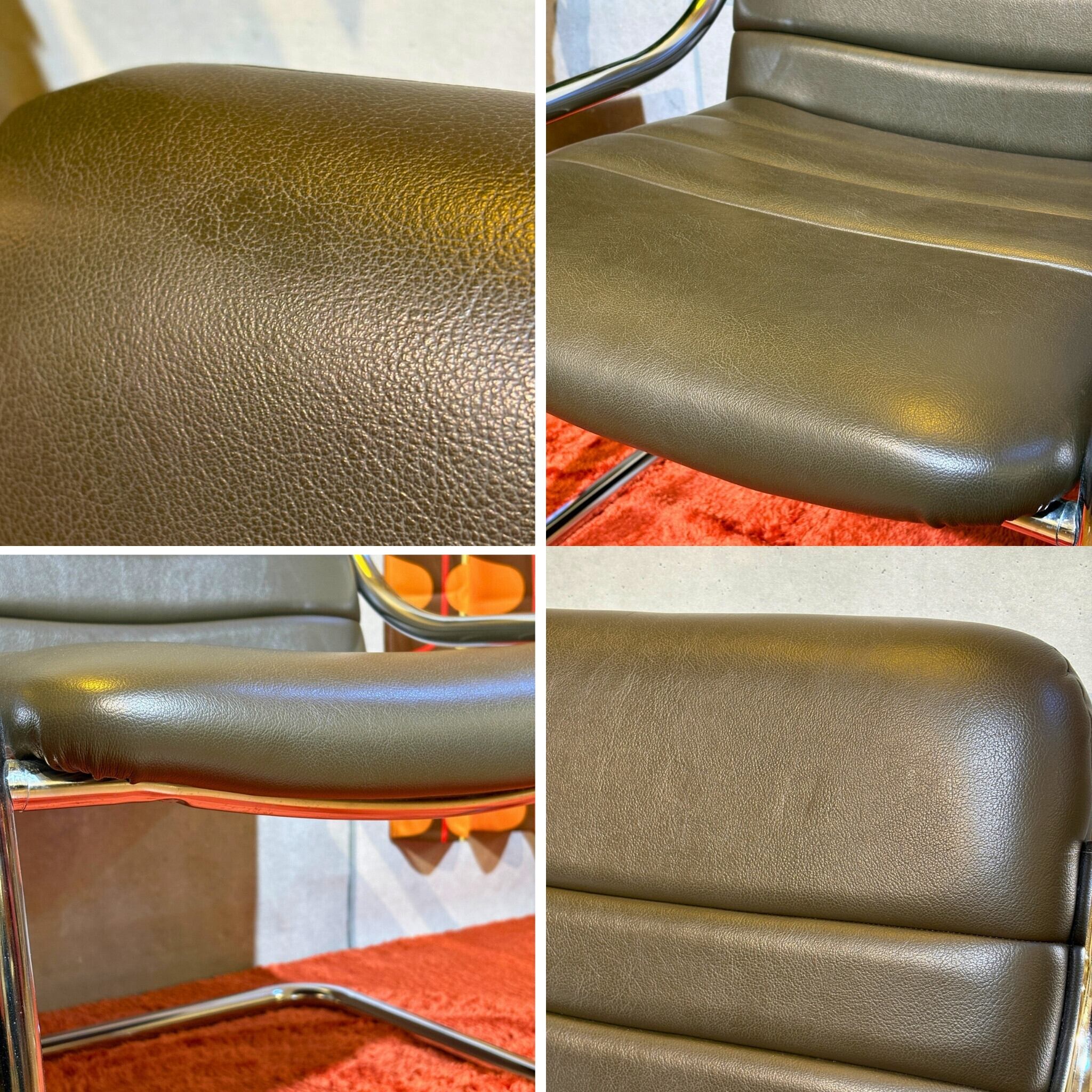 USED】Cantilever Chrome Lounge Chair / カンティレバー ラウンジ