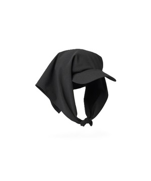 YDOT / YU01701  BREATHING SCARF CAP (BLACK)